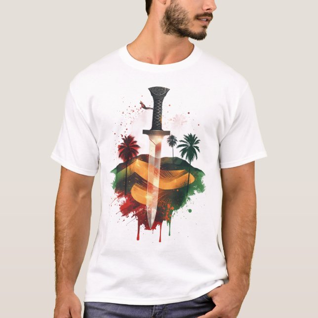 Die omanische Flagge T-Shirt (Vorderseite)