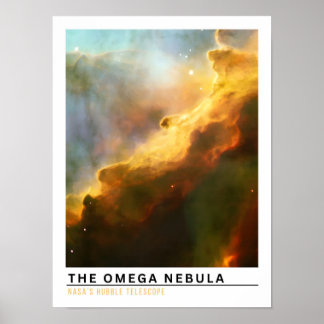 Die Omega-Nebel-Weltraum-Bildung Poster