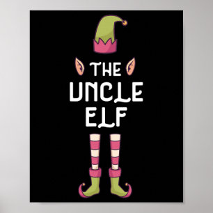 Die Onkel Elf Matching Family Group Weihnachten Pa Poster