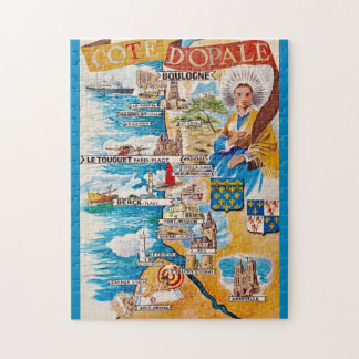 Die Opalküste Frankreichs 11x14 Puzzle