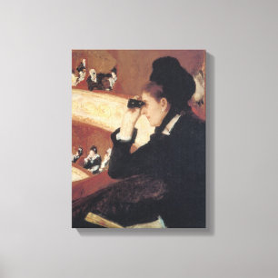 Die Oper von Mary Cassatt, Vintage Impressionismus Leinwanddruck