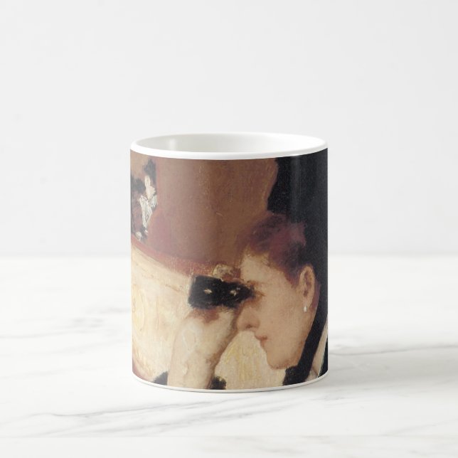 Die Oper von Mary Cassatt, Vintager Impressionismu Tasse (Mittel)