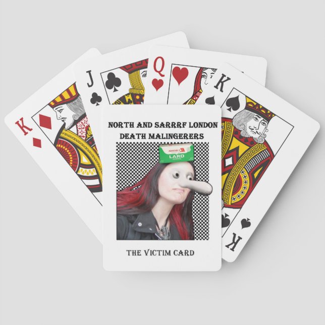 Die Opfer-Karte Spielkarten (Rückseite)