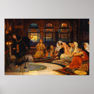 Die Orakelbefragung von John William Waterhouse Poster