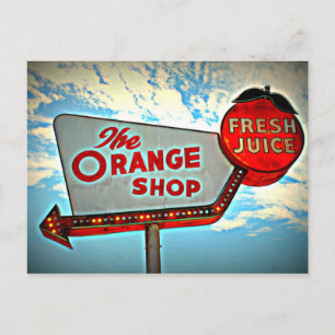 Die Orange Shop Postkarte