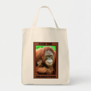 Die Orangutanen gerettet Tragetasche