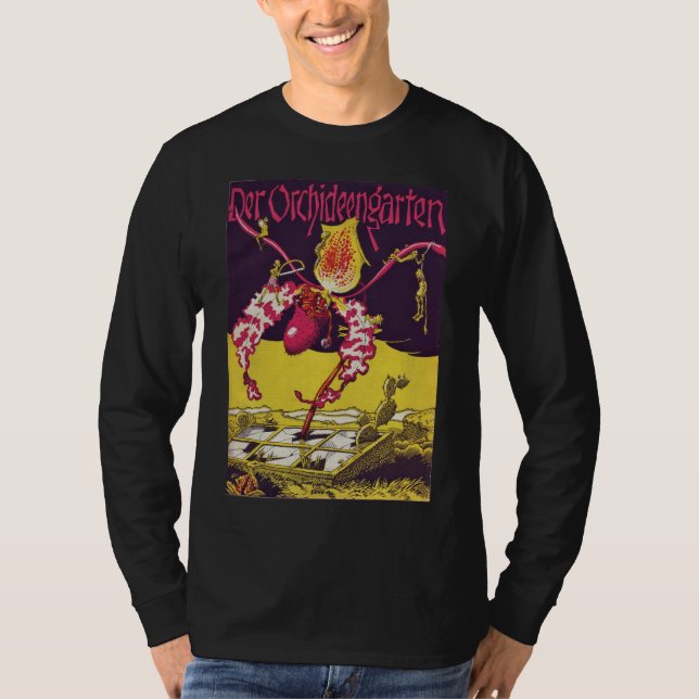Die Orchideen-Garten WIEDER HERGESTELLTE T-Shirt (Vorderseite)