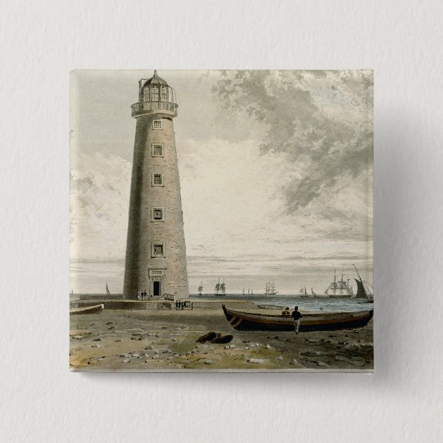 Die Orford Nefs Leuchttürme, Suffolk, vom Volumen Button (Vorderseite)