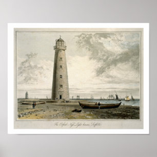 Die Orford Nefs Leuchttürme, Suffolk, vom Volumen Poster