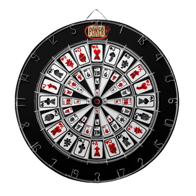 Die Original 52 Card Poker Life 2.0 Dart Board Dartscheibe (vorne)