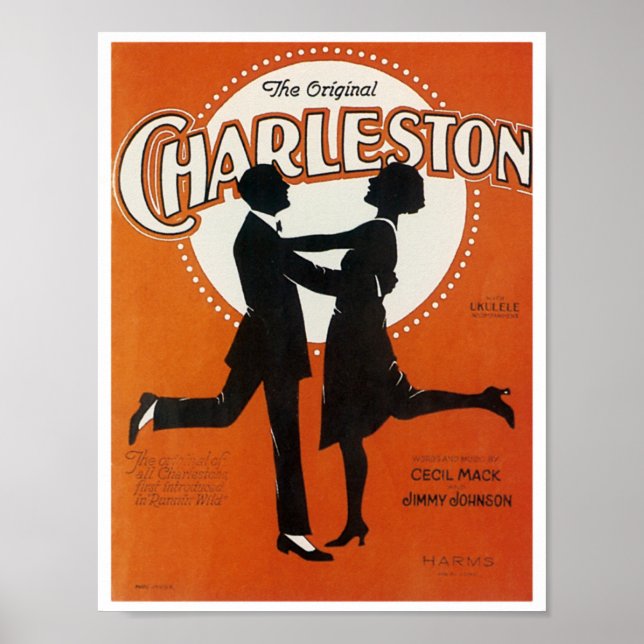 Die Original Charleston Vintage Songabdeckung Poster (Vorne)