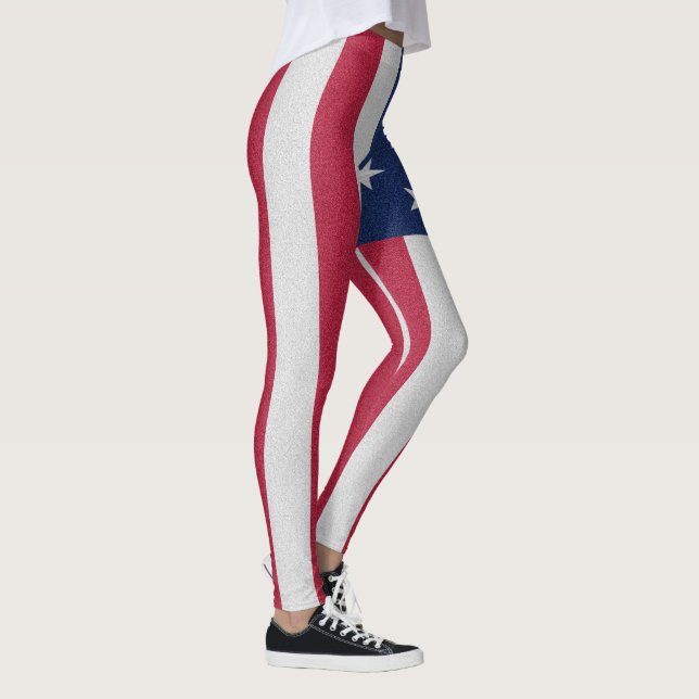 Die Original-Sammlung der amerikanischen Flagge Leggings (Rechts)