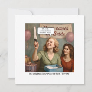 Die originale Badeszene aus Psycho. Einladung