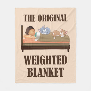 Die originale, gewichtete Blanket Niedliche Katze Fleecedecke