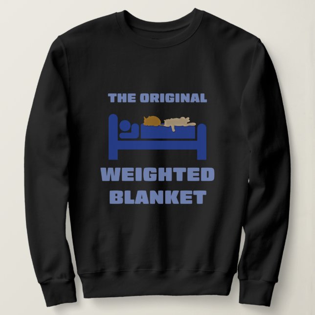 Die originalen gewogenen Blanket-Symbole Sweatshirt (Design vorne)