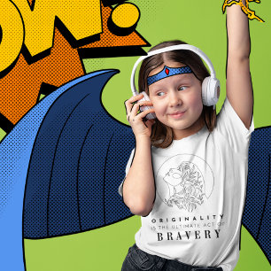 Die Originalität ist der T - Shirt der tapferen Se