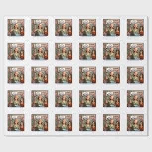 Die originelle Duschszene aus Psycho. Geschenkpapier