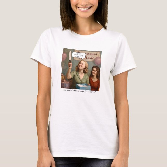 Die originelle Duschszene aus Psycho. T-Shirt (Vorderseite)
