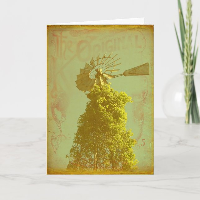 Die originelle Windmühle Karte (Vorderseite)