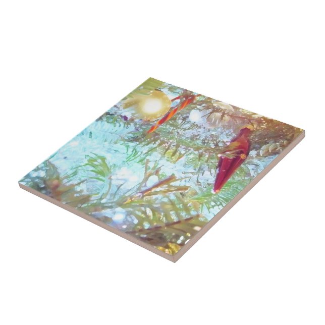 Die Ornamente der Feiertage im Licht Fliese (Seite)