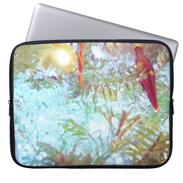 Die Ornamente der Feiertage im Licht Laptopschutzhülle (Vorderseite)
