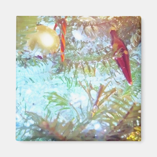 Die Ornamente der Feiertage im Licht Magnet (Vorne)