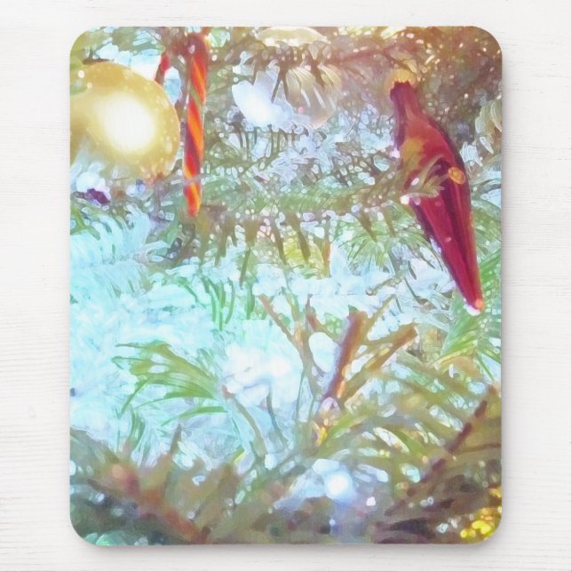 Die Ornamente der Feiertage im Licht Mousepad (Vorne)