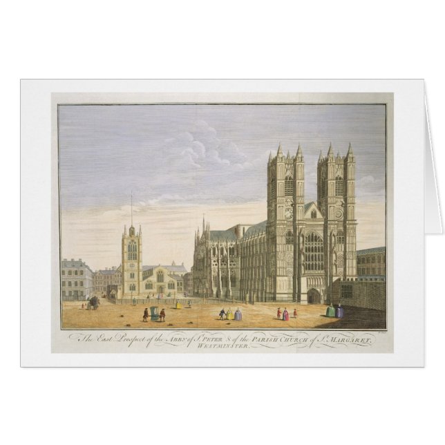 Die Ostaussicht der Abtei von St Peter und von Th (Vorderseite (Horizontal))