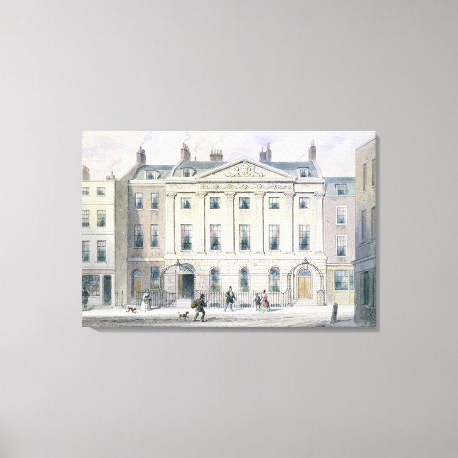 Die Ostfront der Skinners' Hall, 1851 Leinwanddruck (Vorderseite)