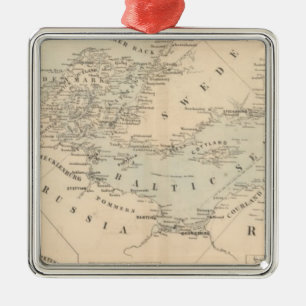 Die Ostsee Silbernes Ornament