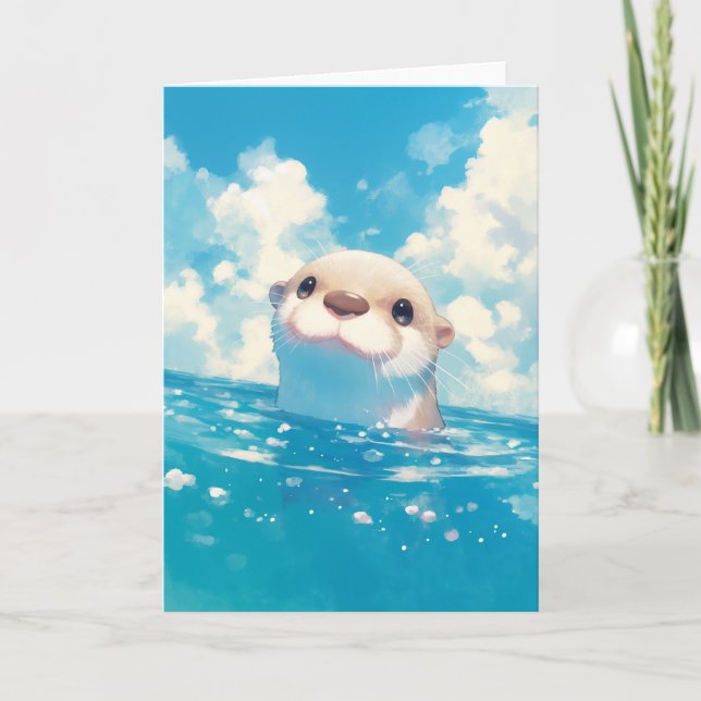 Die Otter Wasser-Odyssee Karte (Vorderseite)