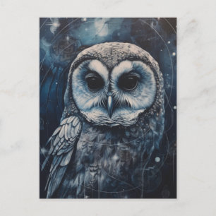 Die Owl-Blues Postkarte