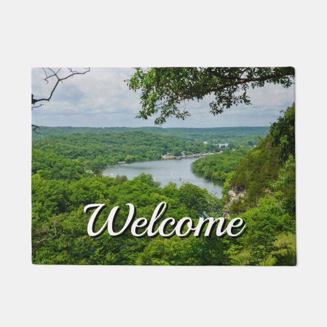 Die Ozarks als Begrüßungsort Fußmatte (Vorderseite)