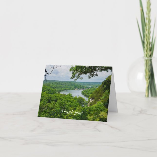 Die Ozarks Dankeschön-Karte Dankeskarte (Vorderseite)