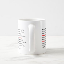 Die Paar-Manifest-Schale Tasse