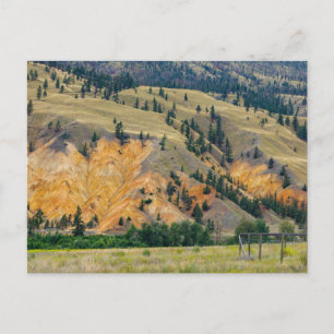 Die Painted Hills bei Clinton in British Columbia Postkarte