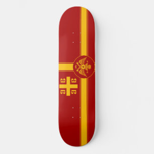 Die Palaiologos-Dynastie des byzantinischen Reiche Skateboard