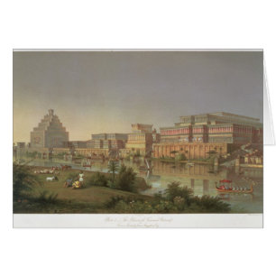 Die Paläste von Nimrud stellten, eine