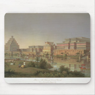 Die Paläste von Nimrud stellten, eine Mousepad