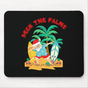 Die Palmen mit dem dabbing Weihnachtsmann schmücke Mousepad