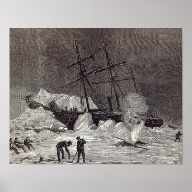 Die Pandora ist im Eis gefangen Poster (Vorne)