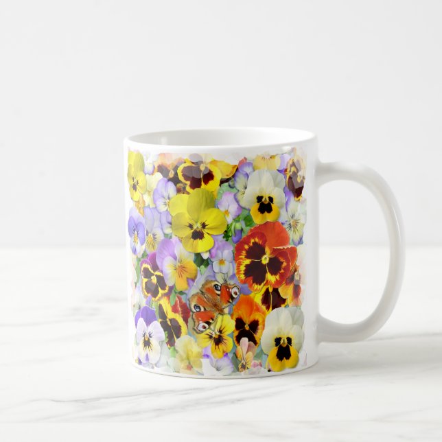 Die Pansy Collection-Tasse Kaffeetasse (Rechts)