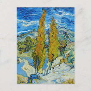 Die Pappeln in Saint-Rémy, 1889 Vincent Van Gogh Postkarte