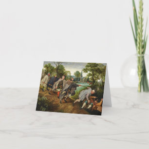 Die Parabel der Blinden Führer des Blinden Dankeskarte