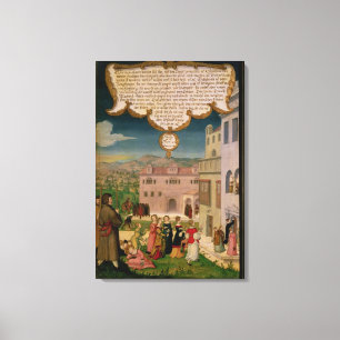 Die Parabel der klugen und dummen Jungfrauen Leinwanddruck