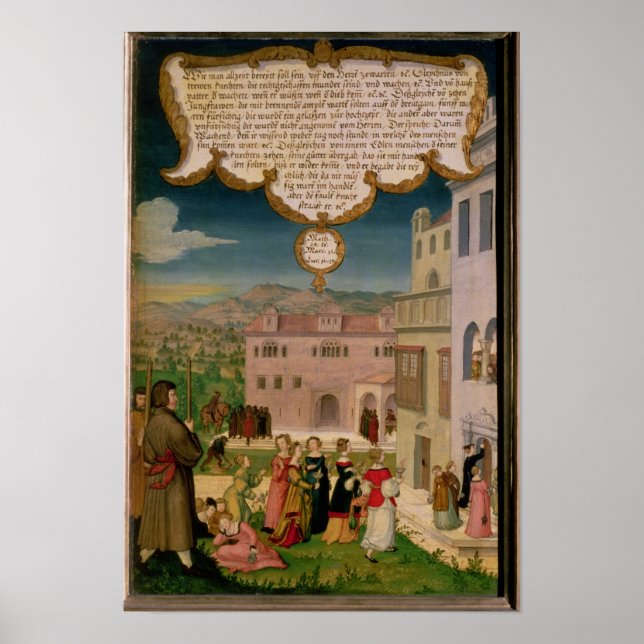 Die Parabel der Weisen und der dummen Jungfrauen Poster (Vorne)