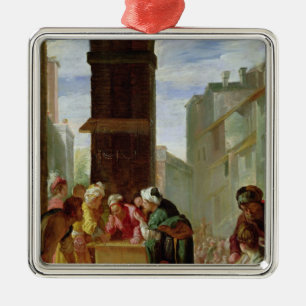 Die Parabel der wertvollen Perle Ornament Aus Metall