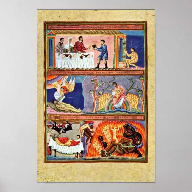 Die Parabel des reichen Mannes und des Lazarus Fol Poster (Vorne)