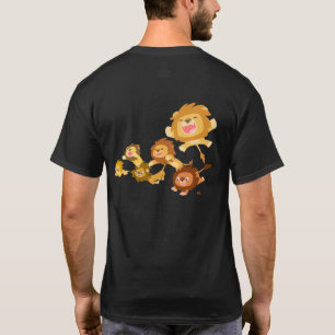 Die Parade-T - Shirt der Cartoon-Löwen (hinter)