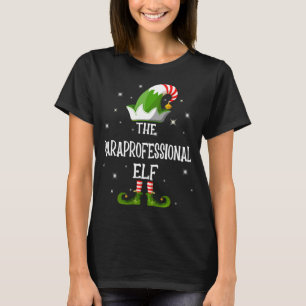 Die Paraprofessional Elf Familie passt Weihnachten T-Shirt